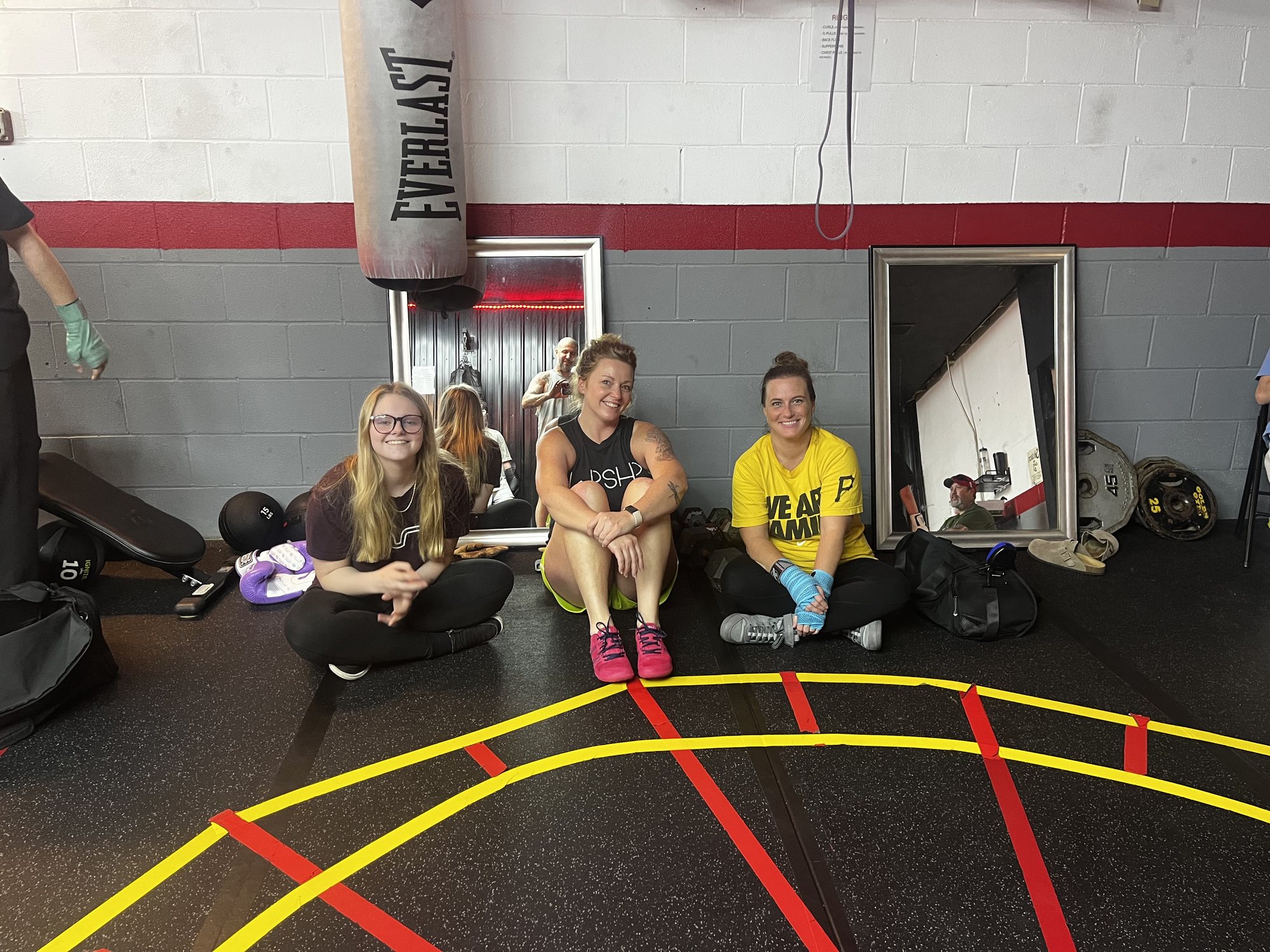 The weight and conditioning corner at Kings Hands